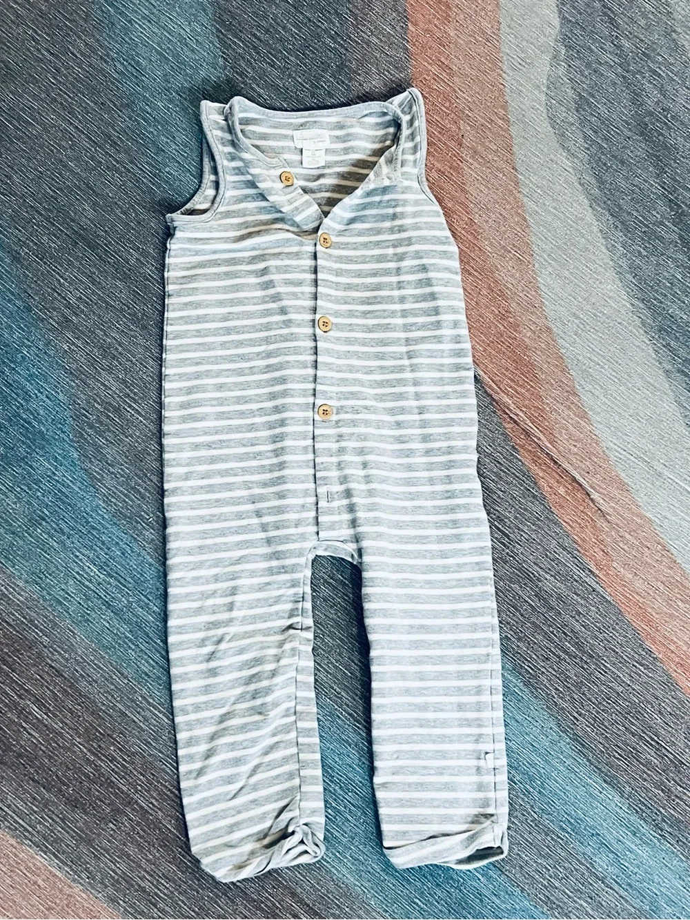 Carter's Little Planet Boys Gray Knit Onesie